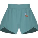 Ladies Flowy Overlay Shorts Thumbnail