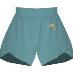 Ladies Flowy Overlay Shorts Thumbnail