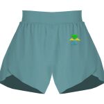 Ladies Flowy Overlay Shorts Thumbnail