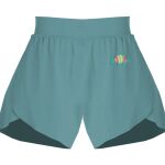 Ladies Flowy Overlay Shorts Thumbnail