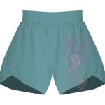 Ladies Flowy Overlay Shorts Thumbnail