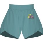 Ladies Flowy Overlay Shorts Thumbnail