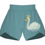 Ladies Flowy Overlay Shorts Thumbnail