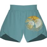 Ladies Flowy Overlay Shorts Thumbnail