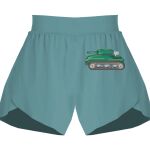 Ladies Flowy Overlay Shorts Thumbnail