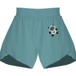 Ladies Flowy Overlay Shorts Thumbnail