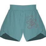 Ladies Flowy Overlay Shorts Thumbnail