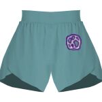 Ladies Flowy Overlay Shorts Thumbnail