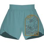 Ladies Flowy Overlay Shorts Thumbnail