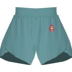Ladies Flowy Overlay Shorts Thumbnail