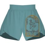 Ladies Flowy Overlay Shorts Thumbnail