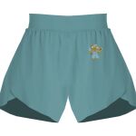 Ladies Flowy Overlay Shorts Thumbnail