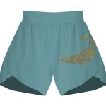 Ladies Flowy Overlay Shorts Thumbnail