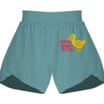 Ladies Flowy Overlay Shorts Thumbnail