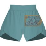 Ladies Flowy Overlay Shorts Thumbnail