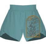 Ladies Flowy Overlay Shorts Thumbnail