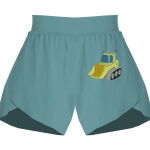 Ladies Flowy Overlay Shorts Thumbnail