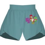 Ladies Flowy Overlay Shorts Thumbnail