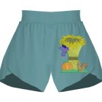 Ladies Flowy Overlay Shorts Thumbnail