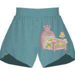 Ladies Flowy Overlay Shorts Thumbnail