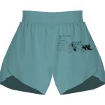 Ladies Flowy Overlay Shorts Thumbnail