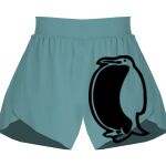 Ladies Flowy Overlay Shorts Thumbnail