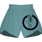 Ladies Flowy Overlay Shorts Thumbnail