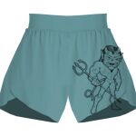 Ladies Flowy Overlay Shorts Thumbnail