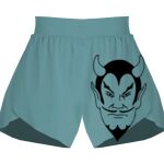 Ladies Flowy Overlay Shorts Thumbnail