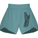 Ladies Flowy Overlay Shorts Thumbnail