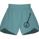 Ladies Flowy Overlay Shorts Thumbnail