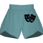 Ladies Flowy Overlay Shorts Thumbnail