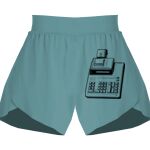 Ladies Flowy Overlay Shorts Thumbnail