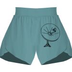 Ladies Flowy Overlay Shorts Thumbnail