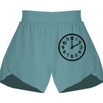 Ladies Flowy Overlay Shorts Thumbnail