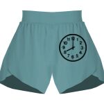 Ladies Flowy Overlay Shorts Thumbnail