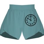 Ladies Flowy Overlay Shorts Thumbnail