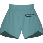 Ladies Flowy Overlay Shorts Thumbnail