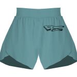 Ladies Flowy Overlay Shorts Thumbnail