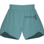 Ladies Flowy Overlay Shorts Thumbnail