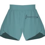 Ladies Flowy Overlay Shorts Thumbnail