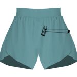 Ladies Flowy Overlay Shorts Thumbnail