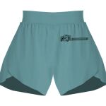 Ladies Flowy Overlay Shorts Thumbnail