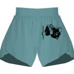 Ladies Flowy Overlay Shorts Thumbnail