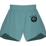 Ladies Flowy Overlay Shorts Thumbnail