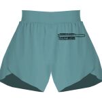 Ladies Flowy Overlay Shorts Thumbnail