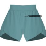 Ladies Flowy Overlay Shorts Thumbnail