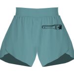 Ladies Flowy Overlay Shorts Thumbnail