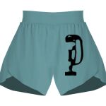 Ladies Flowy Overlay Shorts Thumbnail