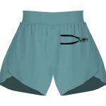 Ladies Flowy Overlay Shorts Thumbnail